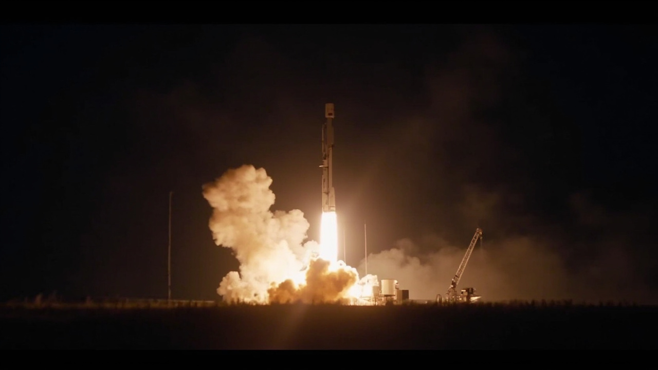 A Blue Origin New Glenn rocket exploded at approximately 21:00 local time on Thursday night durin...