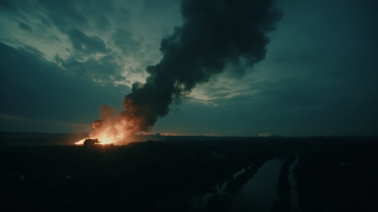 On June 2-3, 2026, Ukrainian long-range drones struck oil storage facilities near St. Petersburg — over 800 km from the 