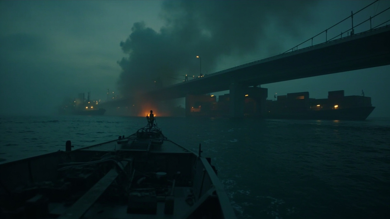 Dali container ship — Baltimore bridge collapse — May 13 2026