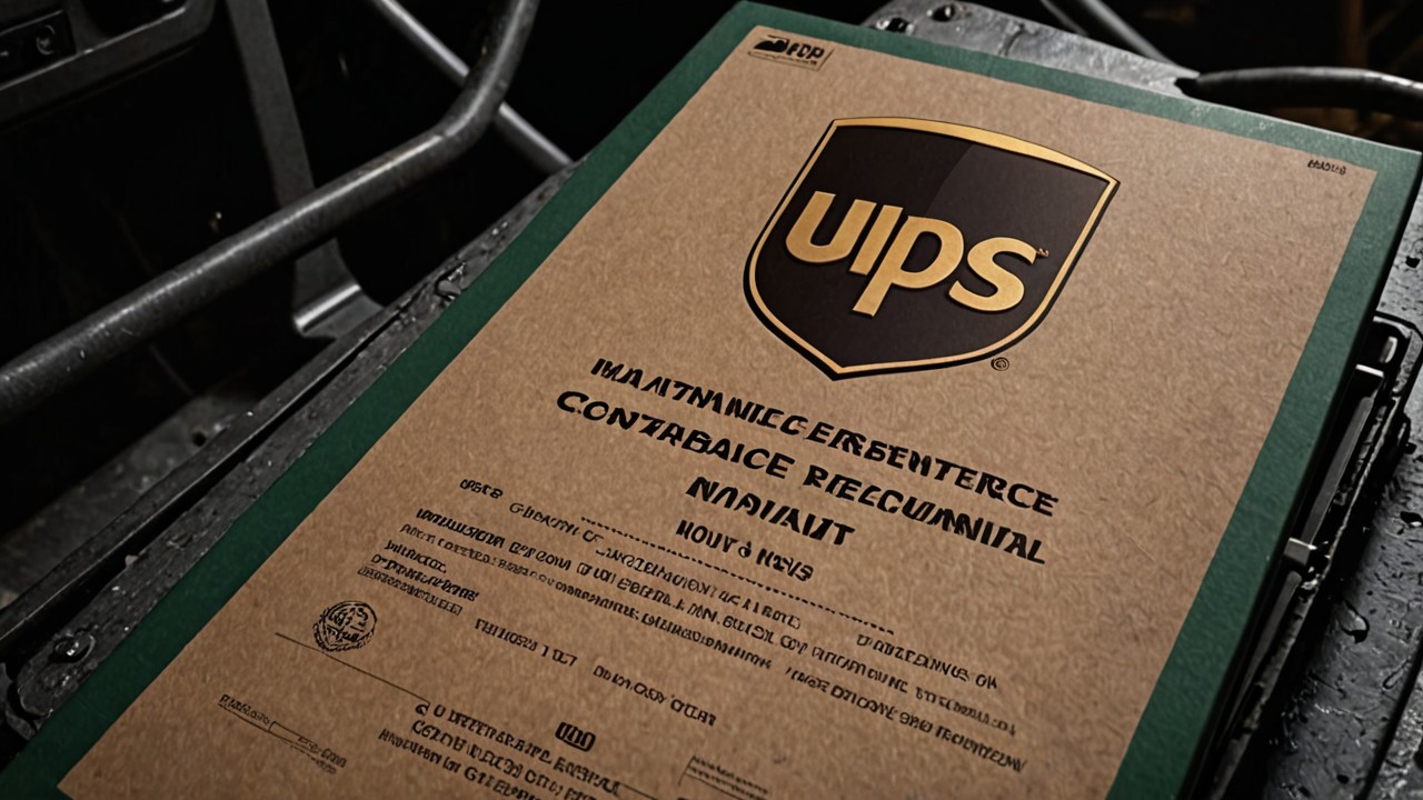 UPS Knew: The Maintenance Records That Contradict the 'Accident' Story